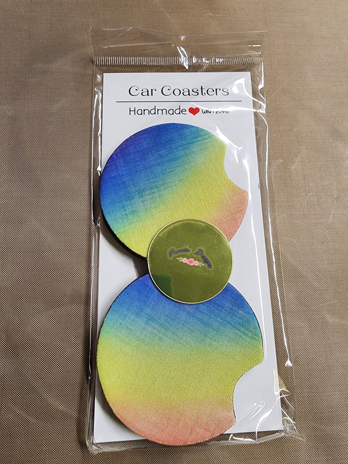 Colorful Car Coaster