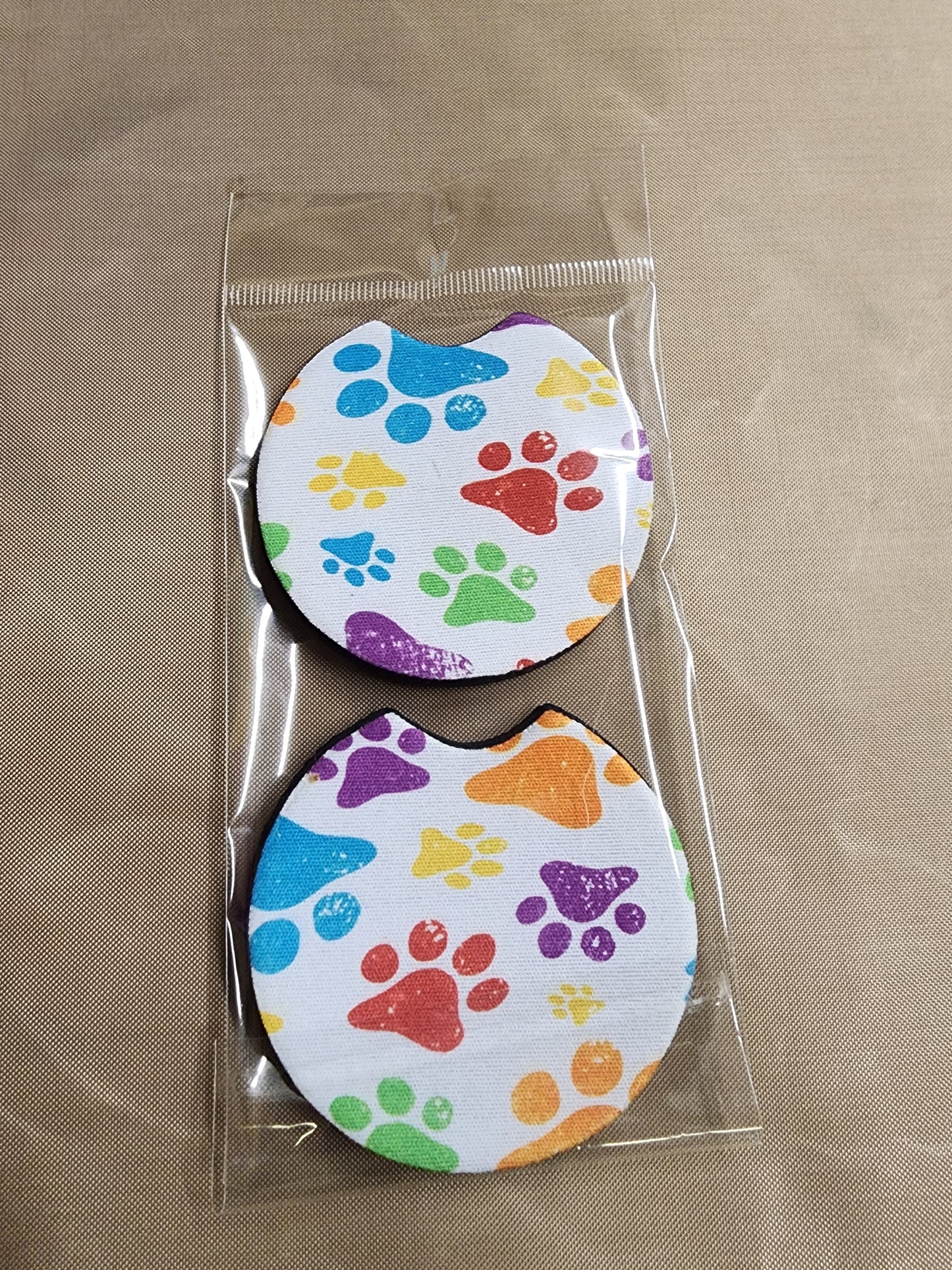 Colorful Paw Prints